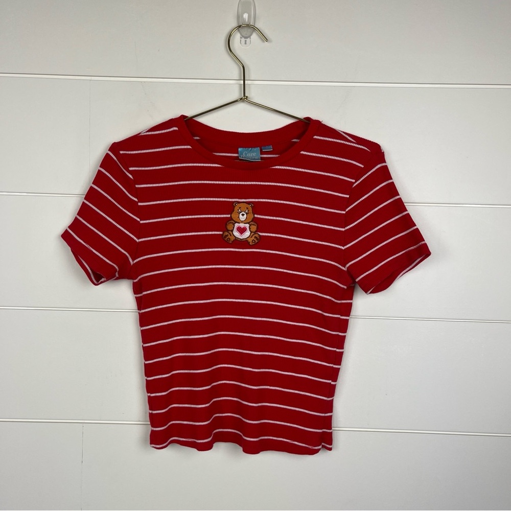 Care Bear Striped Y2K Tee